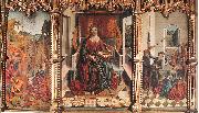 GALLEGO, Fernando Triptych of St Catherine  dfg oil painting picture wholesale